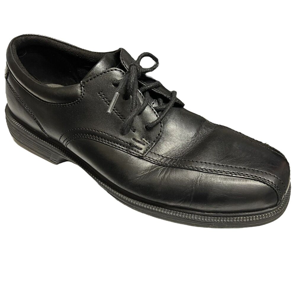 Florsheim Shoes Mens Size 10.5 D Crossover Work Soft Toe Black Leather